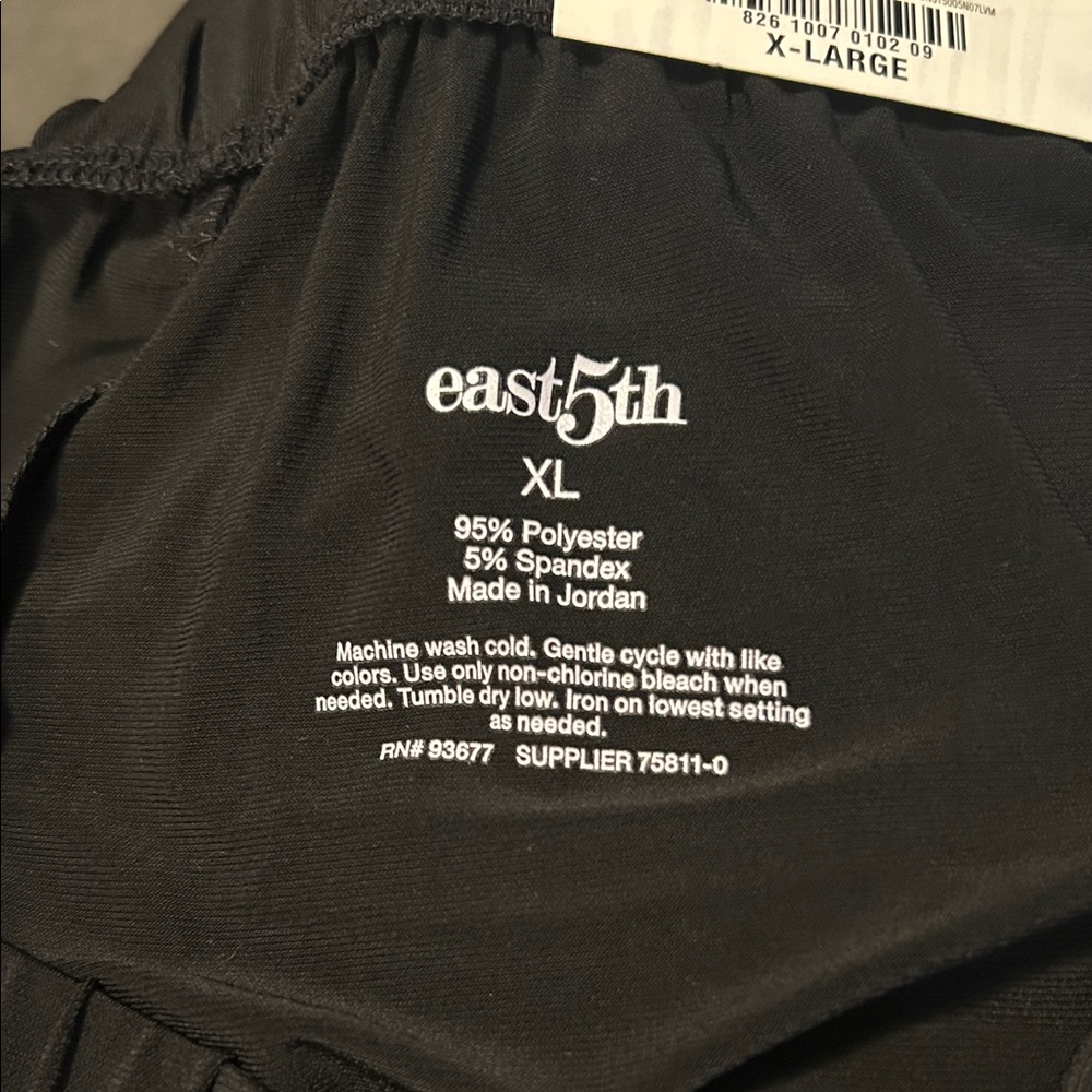 East 5th Women’s Relaxed Black Trousers - Picture 2 of 3